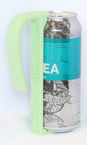 Floral - Pastel Green - 16oz Can-Caddie